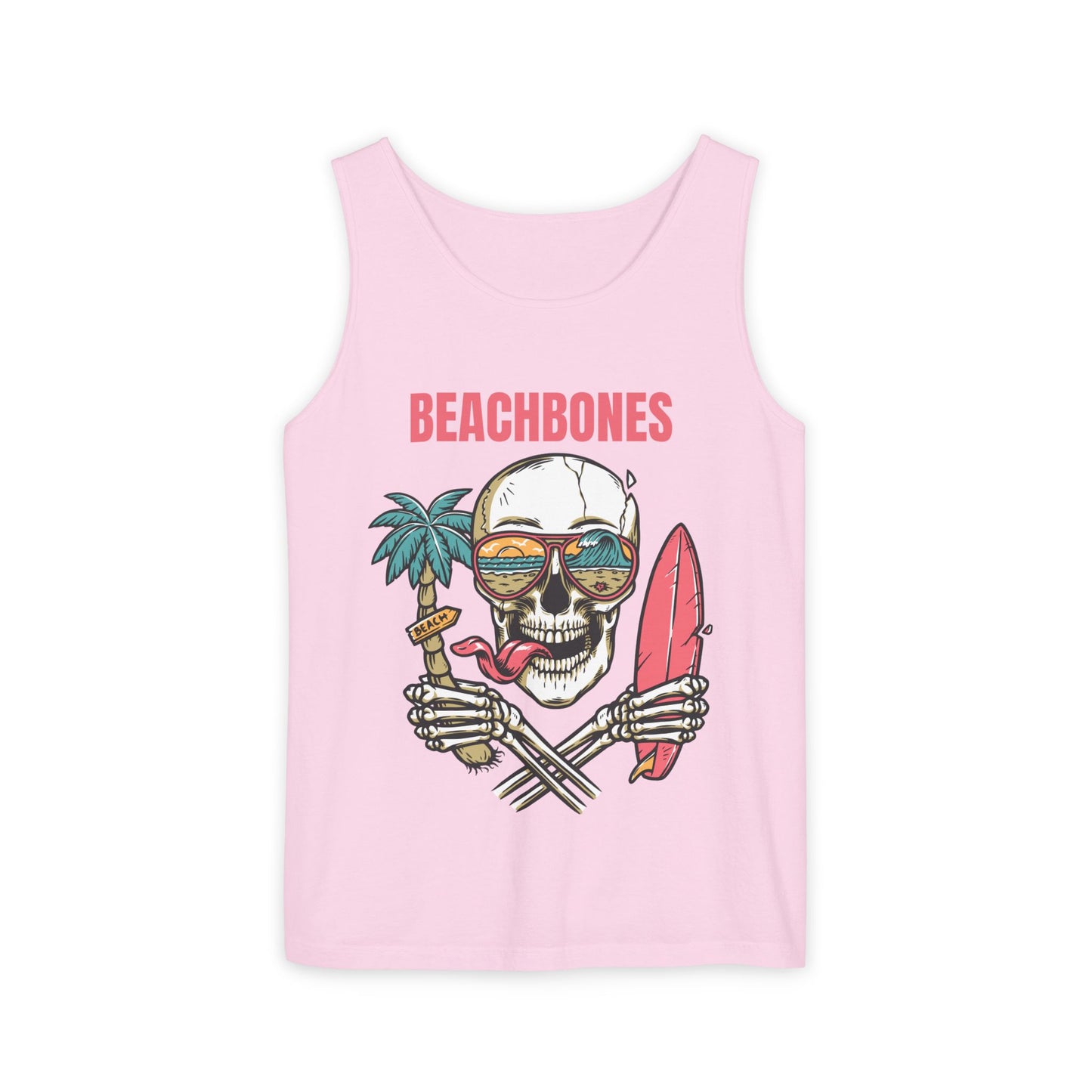 BeachBones Summer -Unisex Garment-Dyed Tank Top