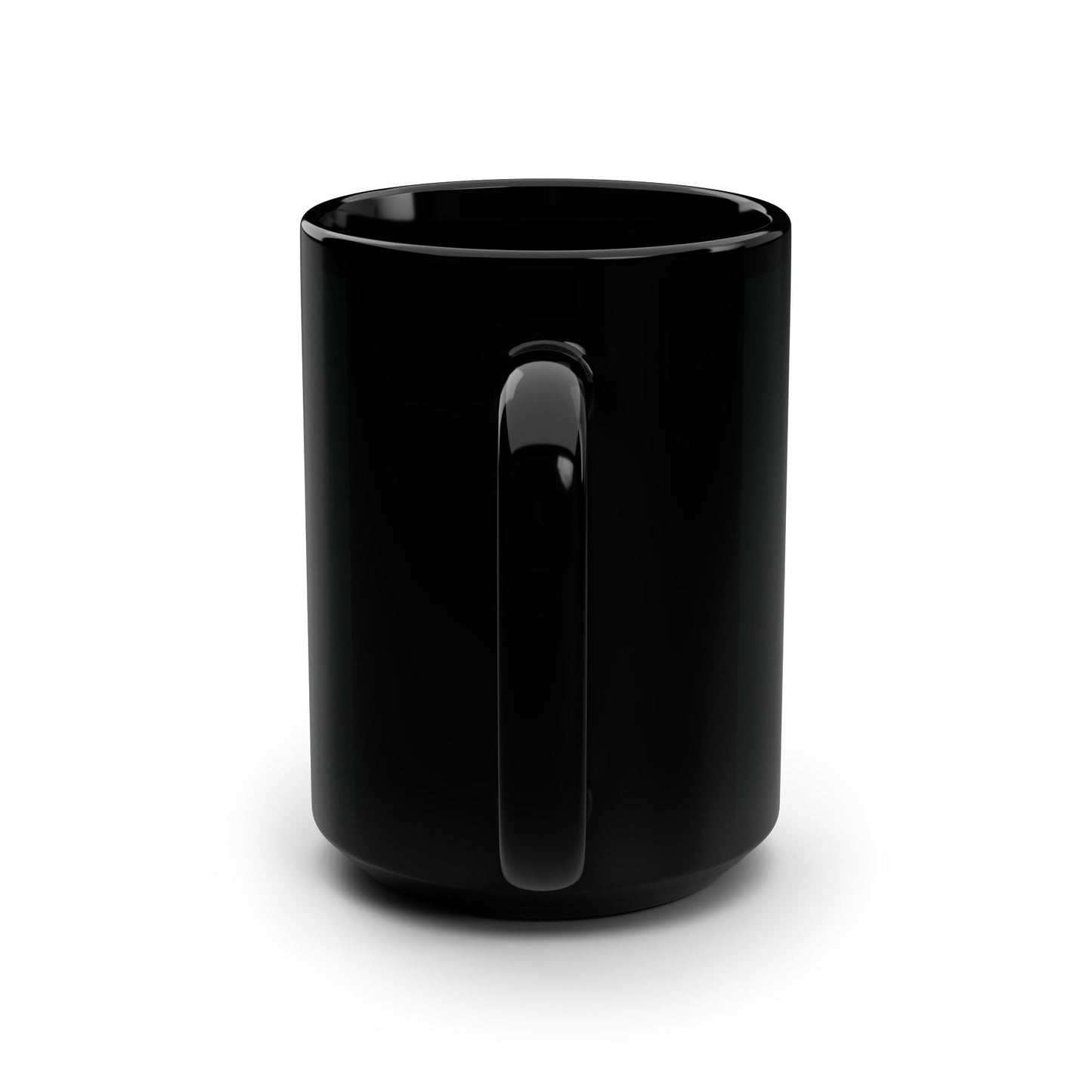 Black Superstrong Mug, 15oz Coffee Cup for Motivational Gifts, Fitness Enthusiasts, Work, Home, Gym, Strong Personality