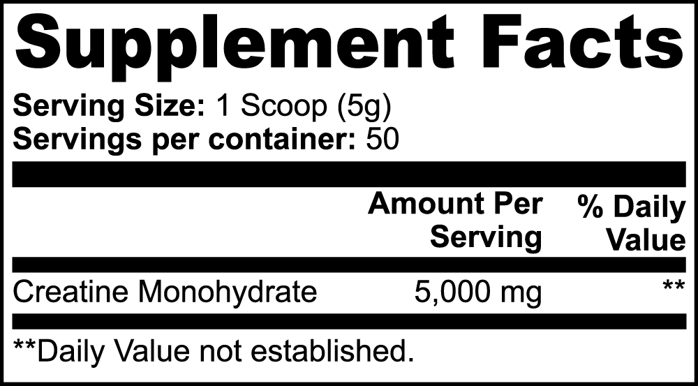MAD Fitness Creatine Monohydrate