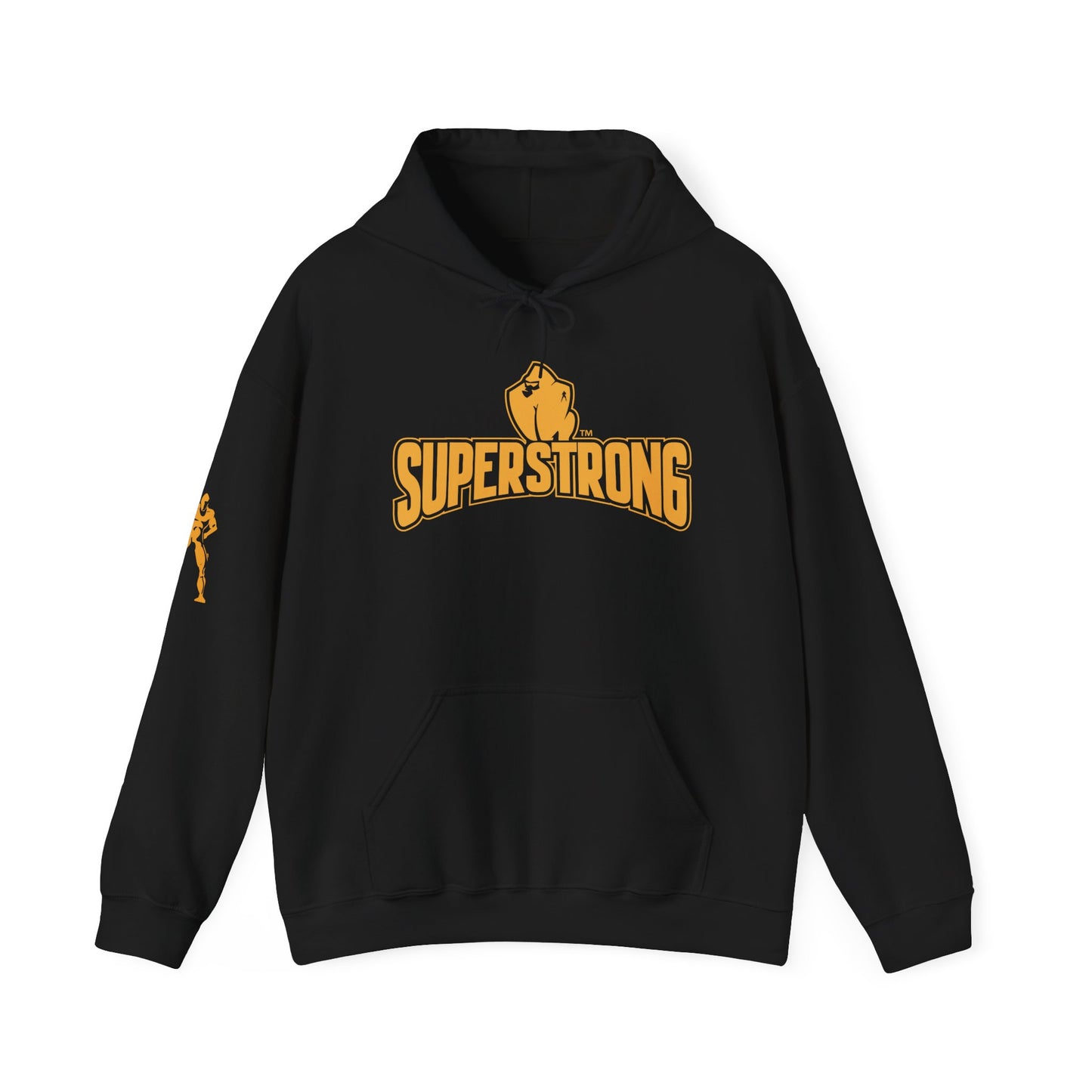 Superstrong CLASSIC Unisex Hoodie - Motivational Sportswear for Fitness Lovers, Workout Gear, Gym Apparel, Gift for Him/Her, Casual Wear