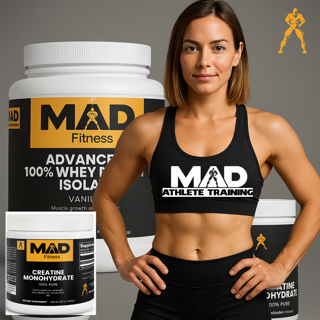 MAD PROTEIN - Chocolate-Clean Muscle-Building Fuel for MAD Results — Especially After 40.
