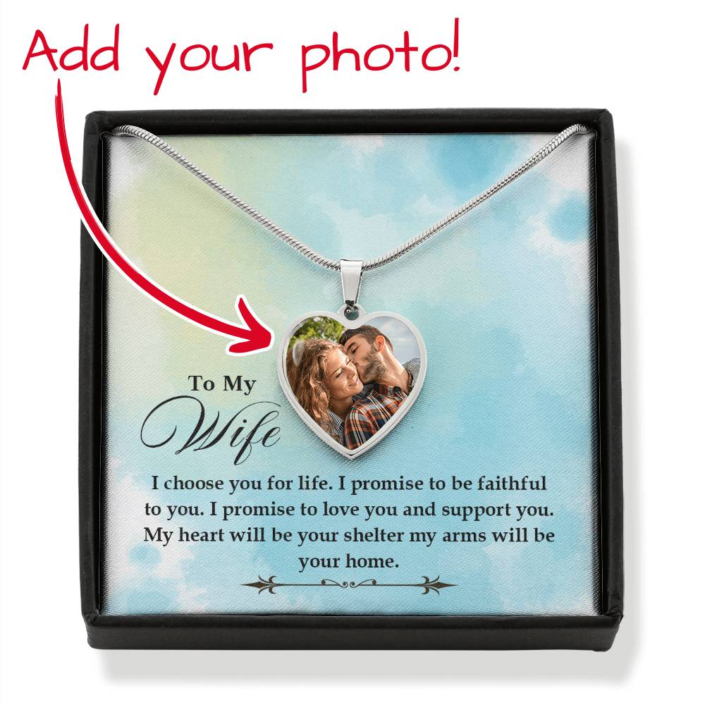 Personalized -Elegant Pendant For Your Wife - Perfect for Valentine's Day