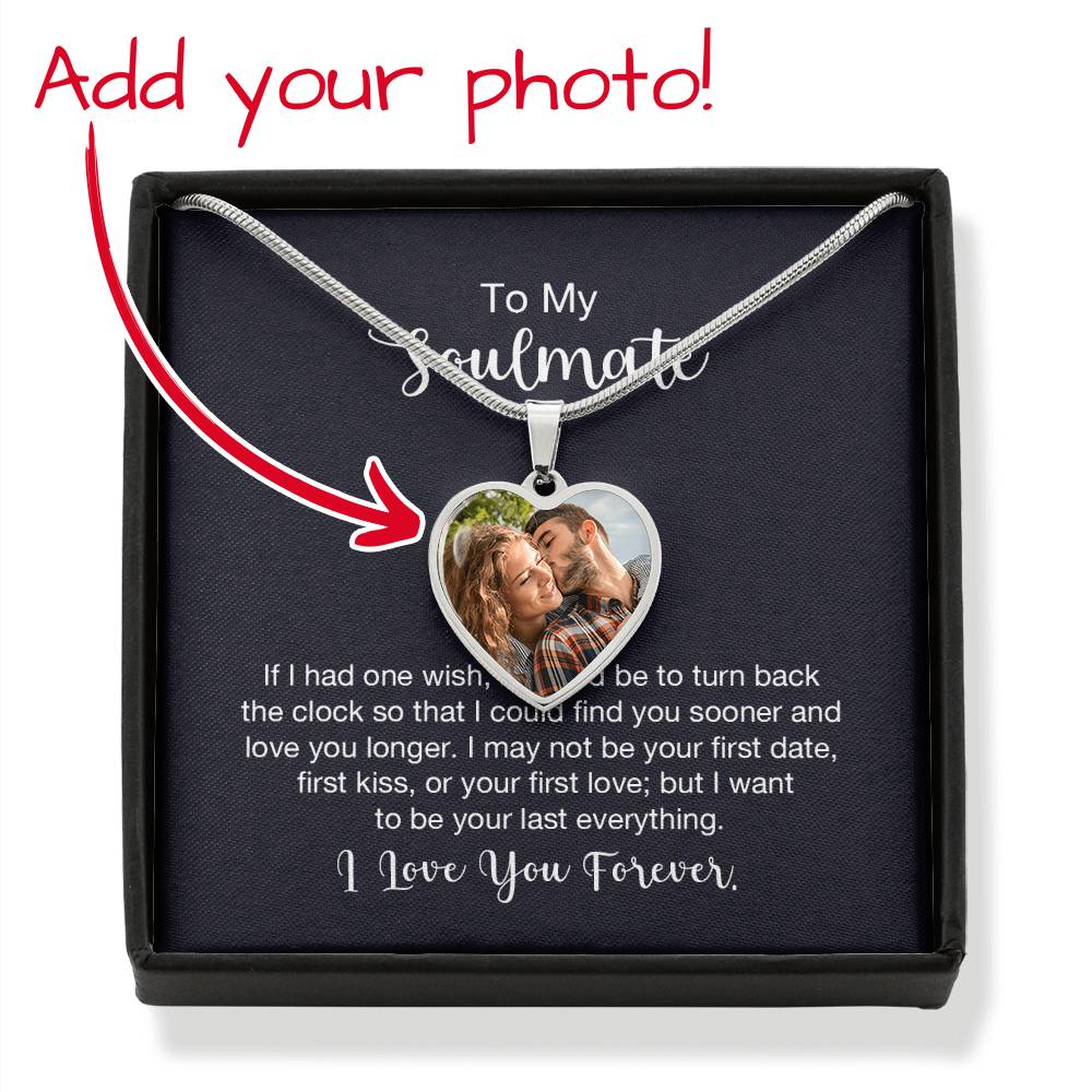 LoveLens: Capture Our Hearts Necklace- Customize it with your photo.