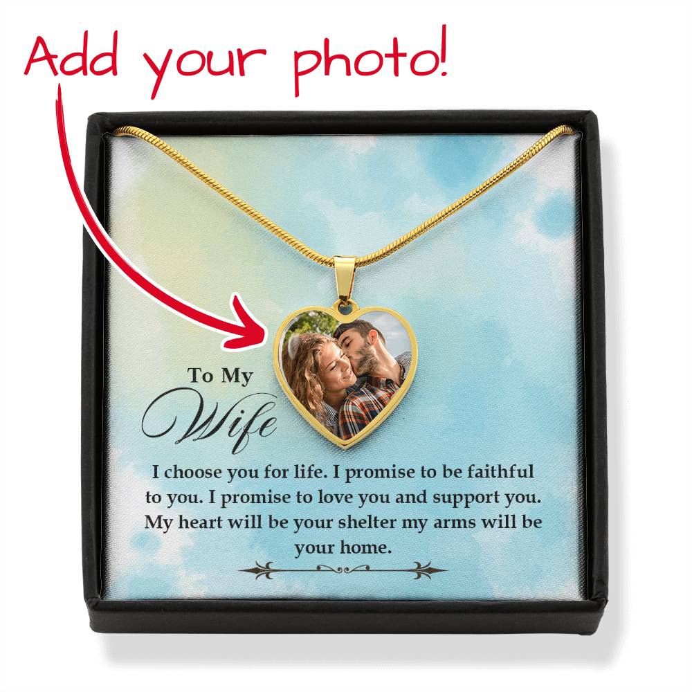 Personalized -Elegant Pendant For Your Wife - Perfect for Valentine's Day