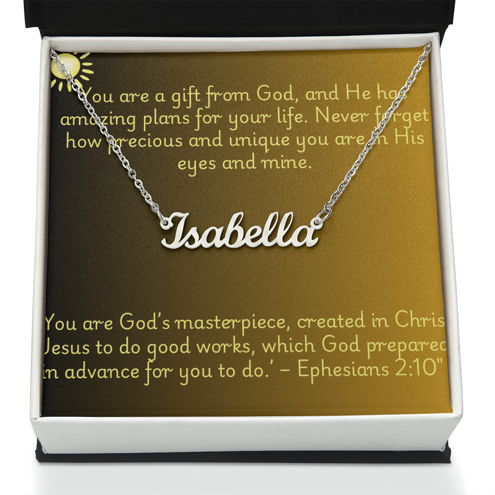 Gift From God - Personalized Name Necklace