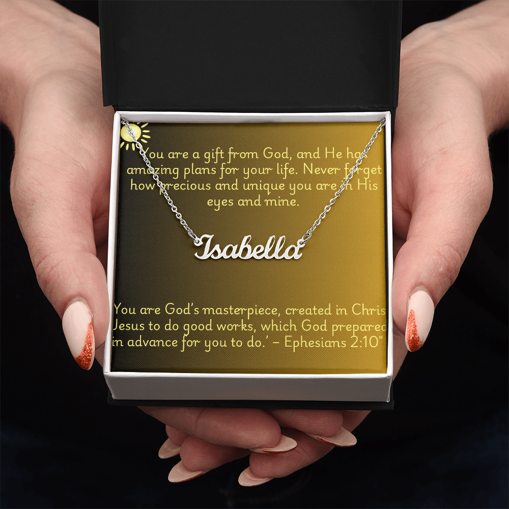 Gift From God - Personalized Name Necklace