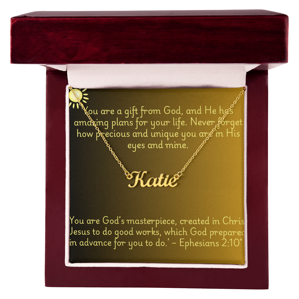 Gift From God - Personalized Name Necklace