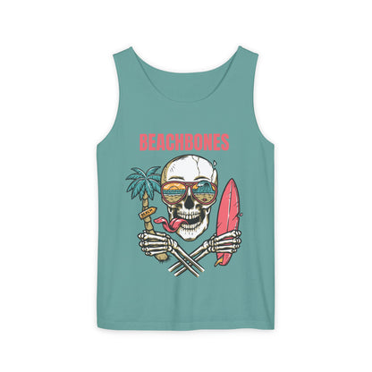 BeachBones Summer -Unisex Garment-Dyed Tank Top