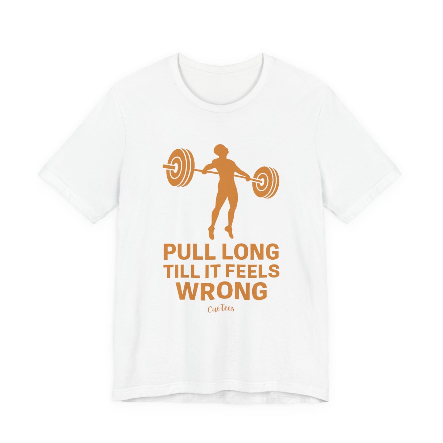 CueTees: The Long Pull Tee- Barbell Gym Tee