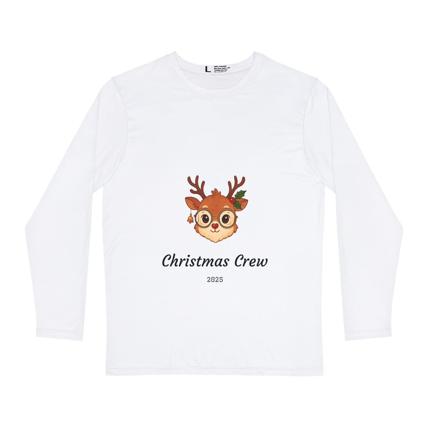 Matching Christmas Crew Long Sleeve Shirt — 'Clause' Reindeer Holiday Tee