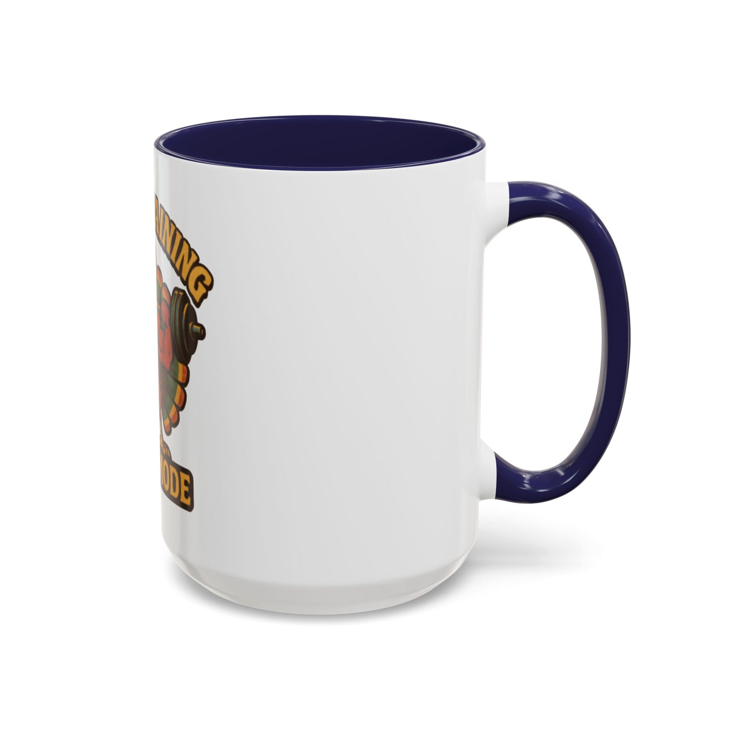 Thanksgiving Feast Mode Coffee Mug — Funny Muscle Turkey Accent Mug