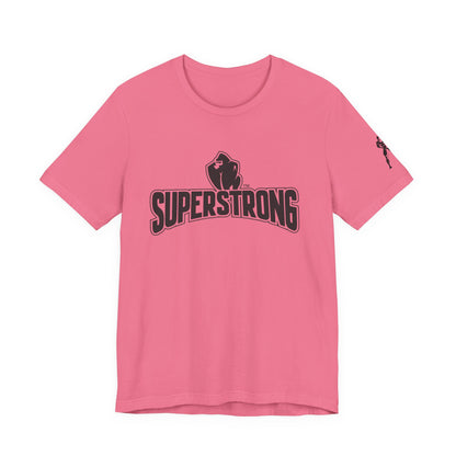 Superstrong Unisex Tee | Motivational T-Shirt, Fitness Apparel, Gift for Athletes, Workout Wear, Casual Street Style