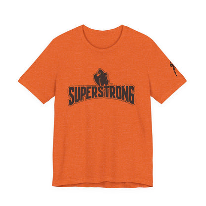 Superstrong Unisex Tee | Motivational T-Shirt, Fitness Apparel, Gift for Athletes, Workout Wear, Casual Street Style