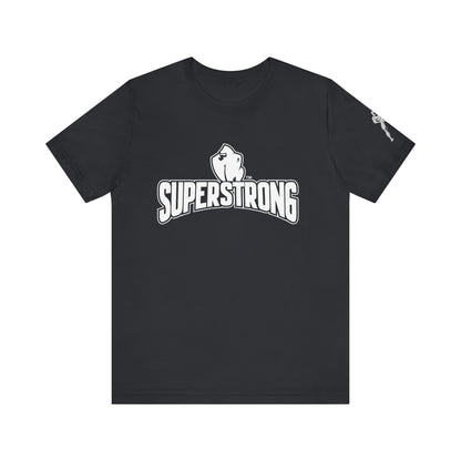 Superstrong Unisex Tee | Motivational T-Shirt, Fitness Apparel, Gift for Athletes, Workout Wear, Casual Street Style