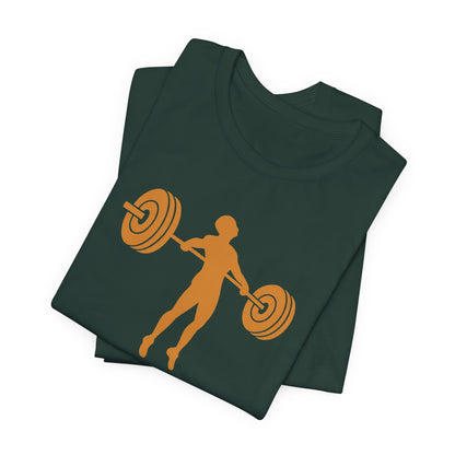CueTees: The Long Pull Tee- Barbell Gym Tee