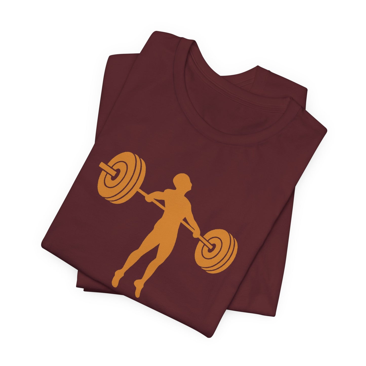 CueTees: The Long Pull Tee- Barbell Gym Tee