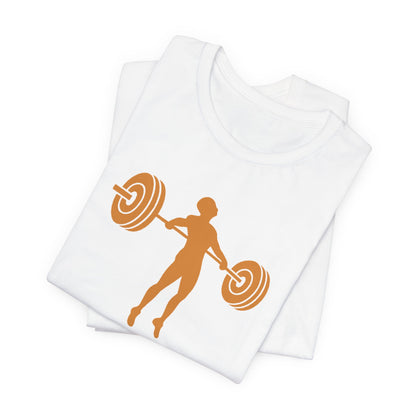 CueTees: The Long Pull Tee- Barbell Gym Tee