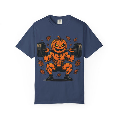 🩸 MAD Flexorcist: "Pumpkin Power" Tee  Tagline: Smash PRs, not pumpkins.