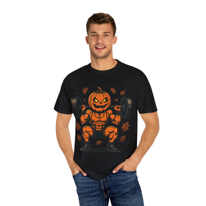 🩸 MAD Flexorcist: "Pumpkin Power" Tee  Tagline: Smash PRs, not pumpkins.