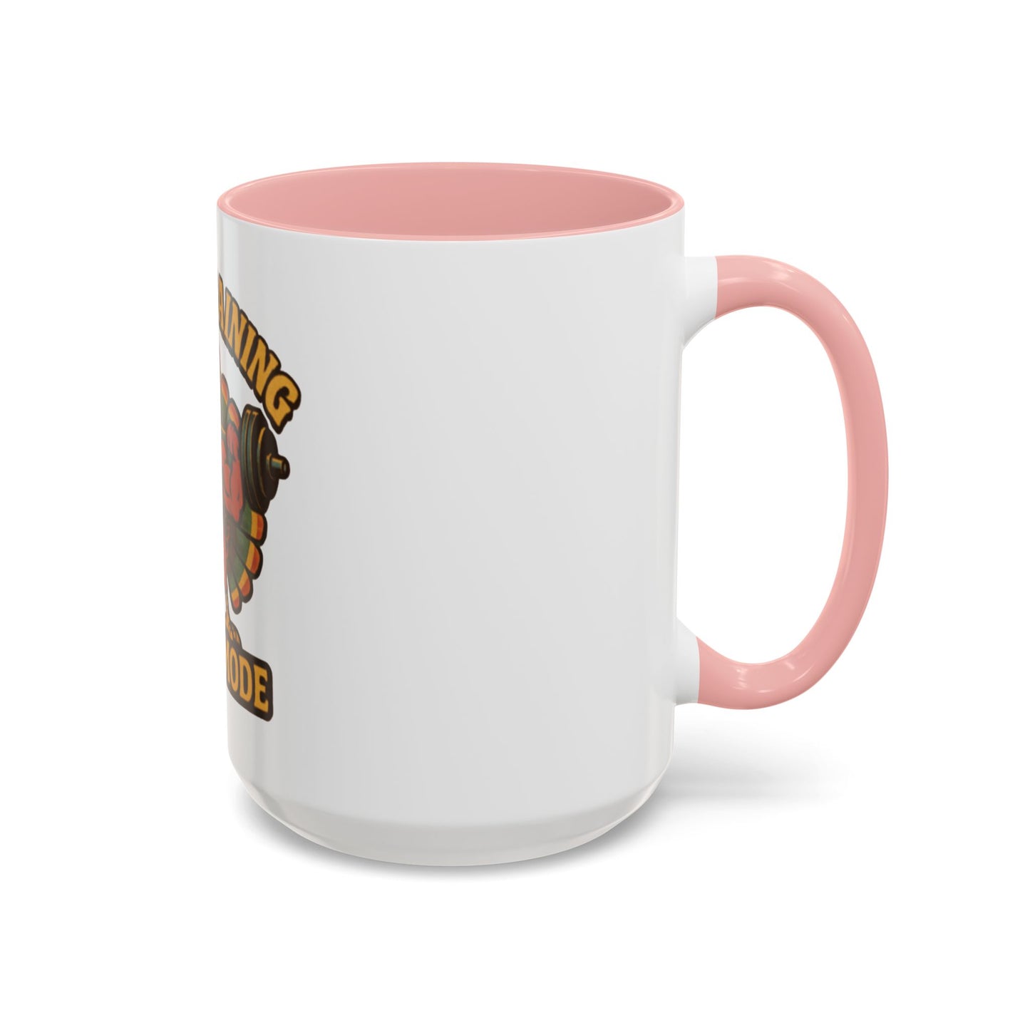 Thanksgiving Feast Mode Coffee Mug — Funny Muscle Turkey Accent Mug