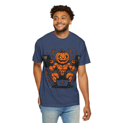 🩸 MAD Flexorcist: "Pumpkin Power" Tee  Tagline: Smash PRs, not pumpkins.