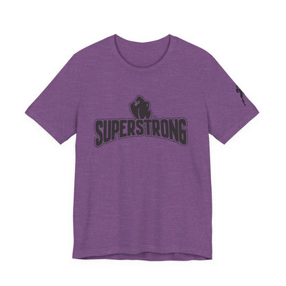 Superstrong Unisex Tee | Motivational T-Shirt, Fitness Apparel, Gift for Athletes, Workout Wear, Casual Street Style