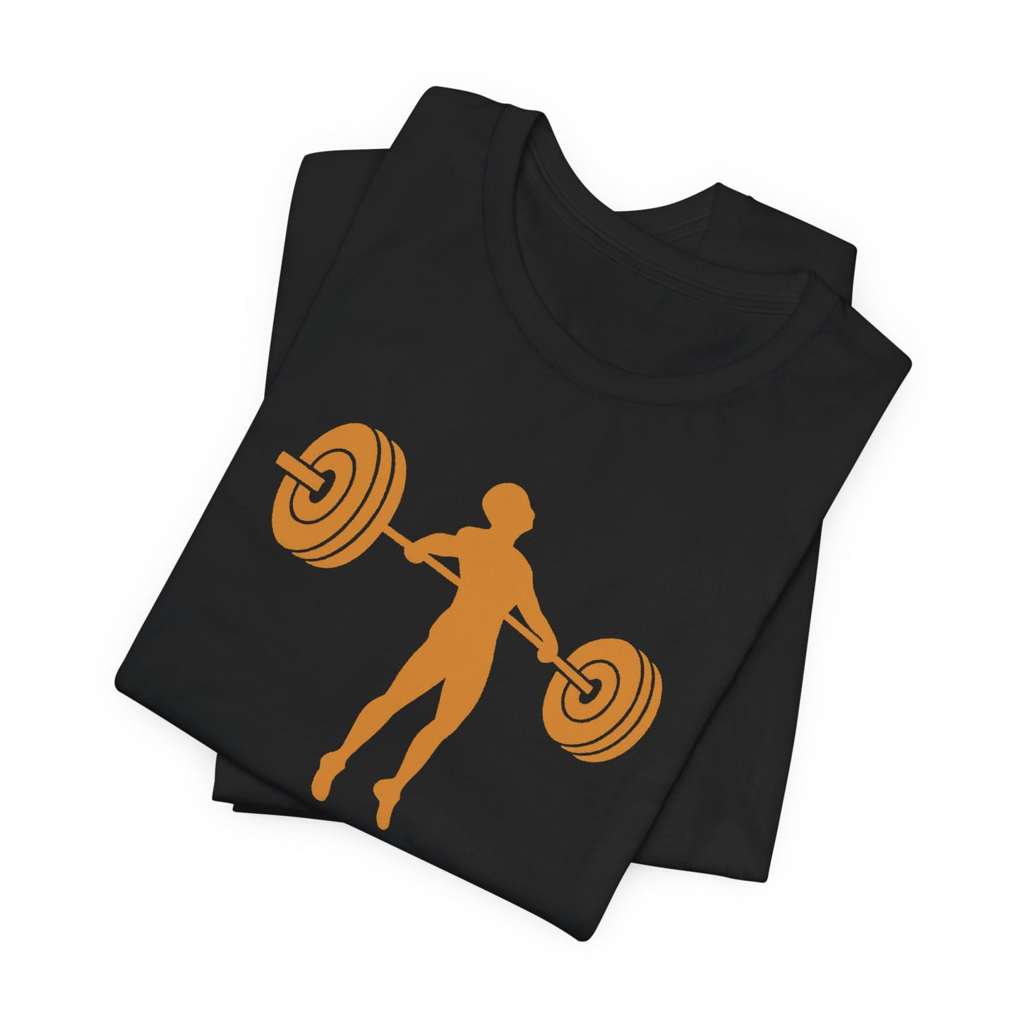 CueTees: The Long Pull Tee- Barbell Gym Tee