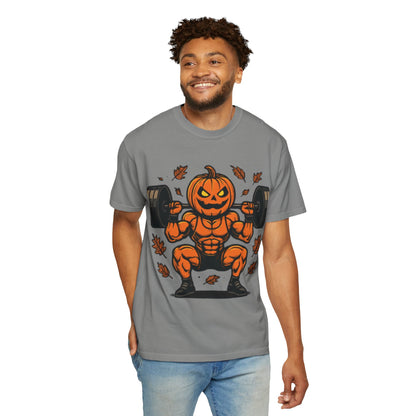 🩸 MAD Flexorcist: "Pumpkin Power" Tee  Tagline: Smash PRs, not pumpkins.