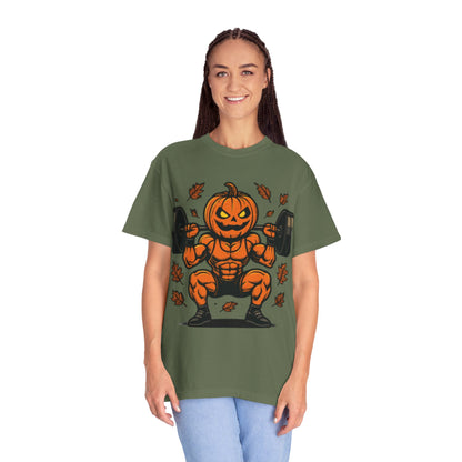 🩸 MAD Flexorcist: "Pumpkin Power" Tee  Tagline: Smash PRs, not pumpkins.