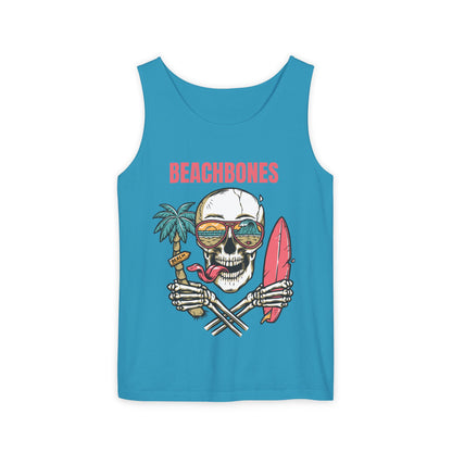 BeachBones Summer -Unisex Garment-Dyed Tank Top