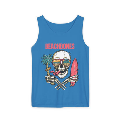 BeachBones Summer -Unisex Garment-Dyed Tank Top