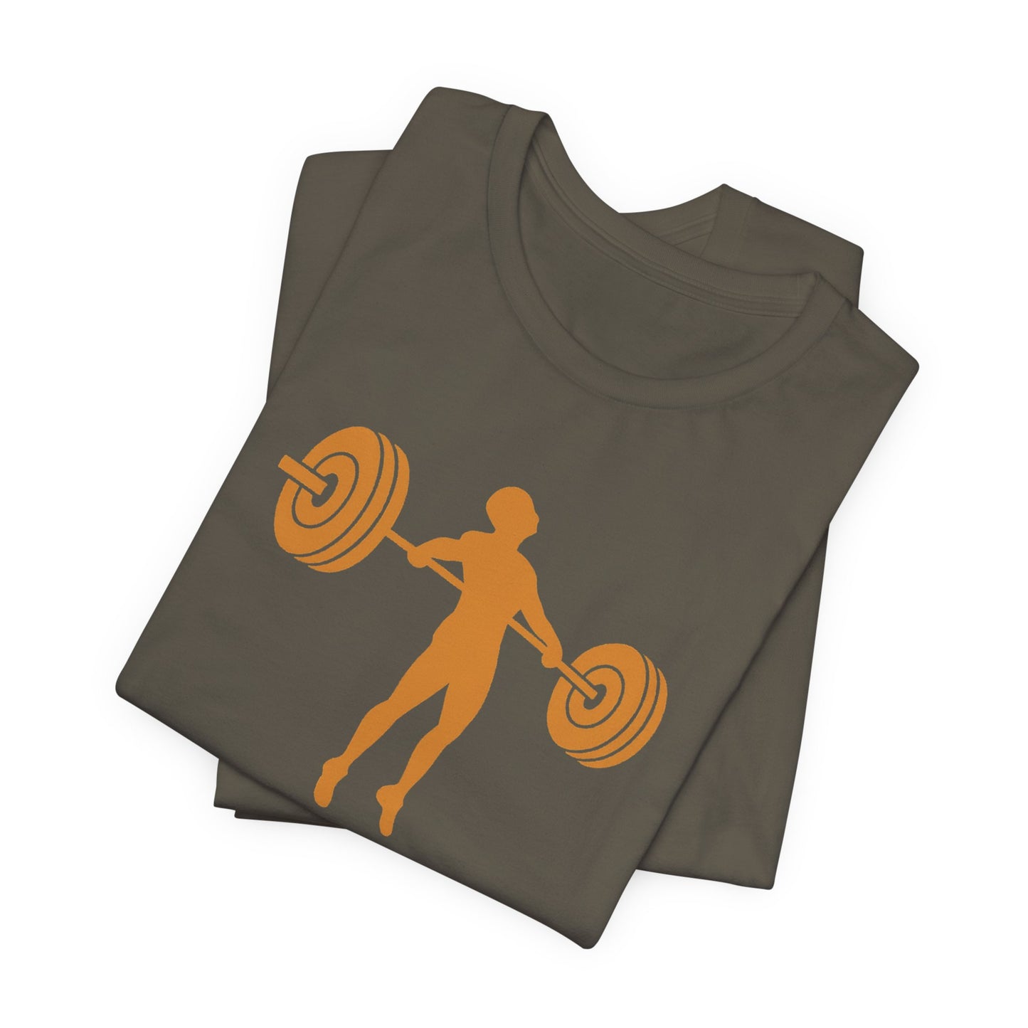 CueTees: The Long Pull Tee- Barbell Gym Tee