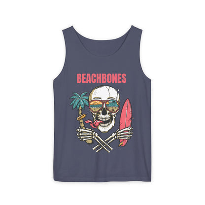 BeachBones Summer -Unisex Garment-Dyed Tank Top