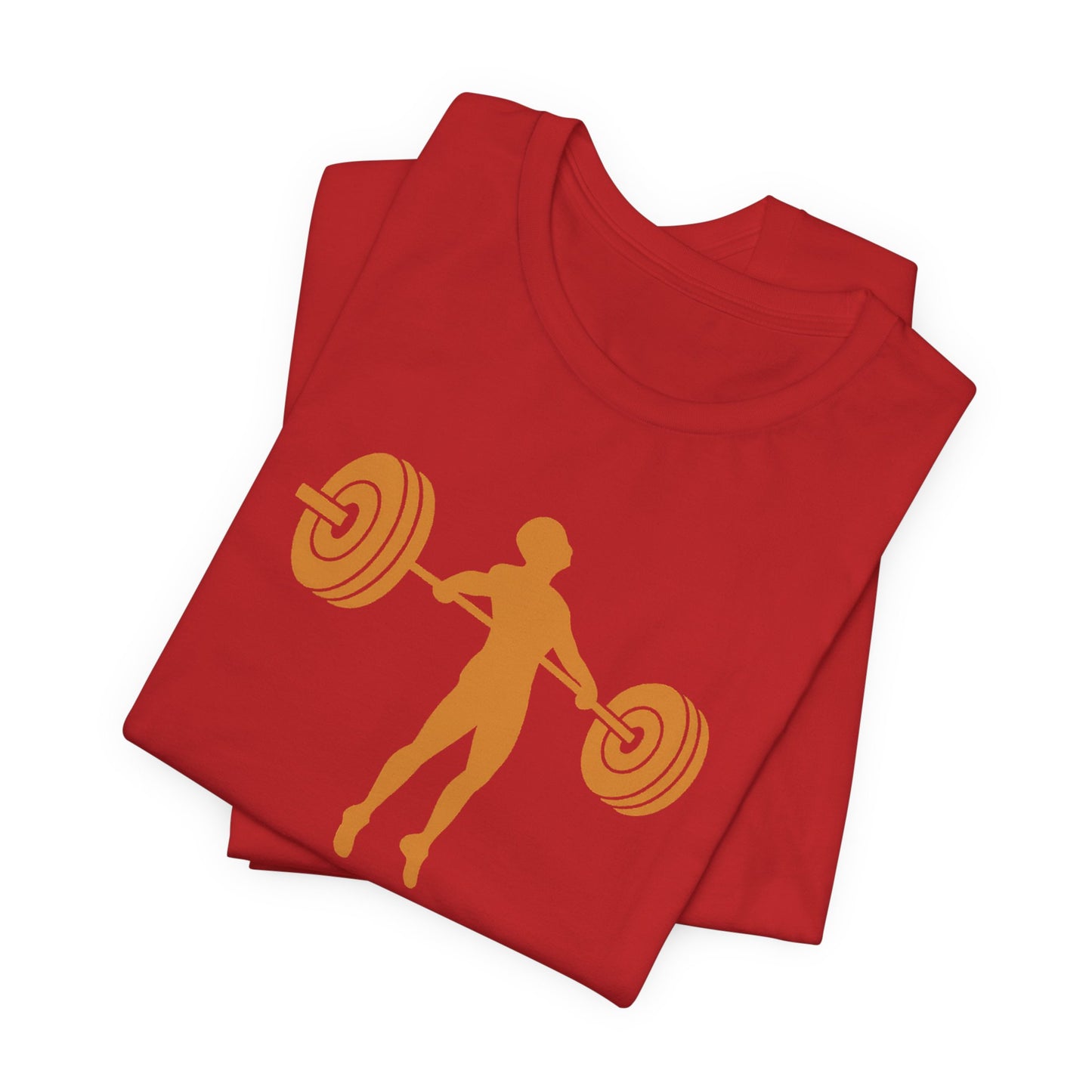 CueTees: The Long Pull Tee- Barbell Gym Tee