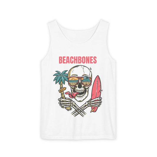BeachBones Summer -Unisex Garment-Dyed Tank Top