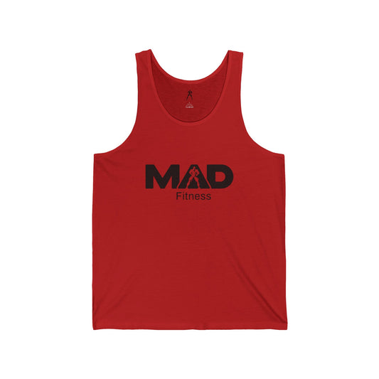 MAD Fitness TANK.   - Training Unisex Jersey Tank - Motivational Workout Apparel