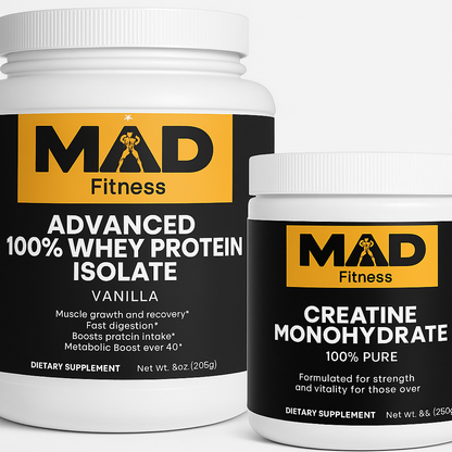 MAD PROTEIN - Vanilla-Clean Muscle-Building Fuel for MAD Results — Especially After 40.