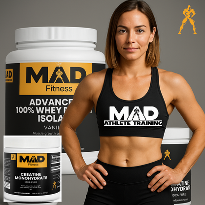 MAD PROTEIN - Chocolate-Clean Muscle-Building Fuel for MAD Results — Especially After 40.