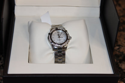TAG Heuer Aquaracer Blue Mother of Pearl Diamond Women's Watch - WAF1419.BA0824