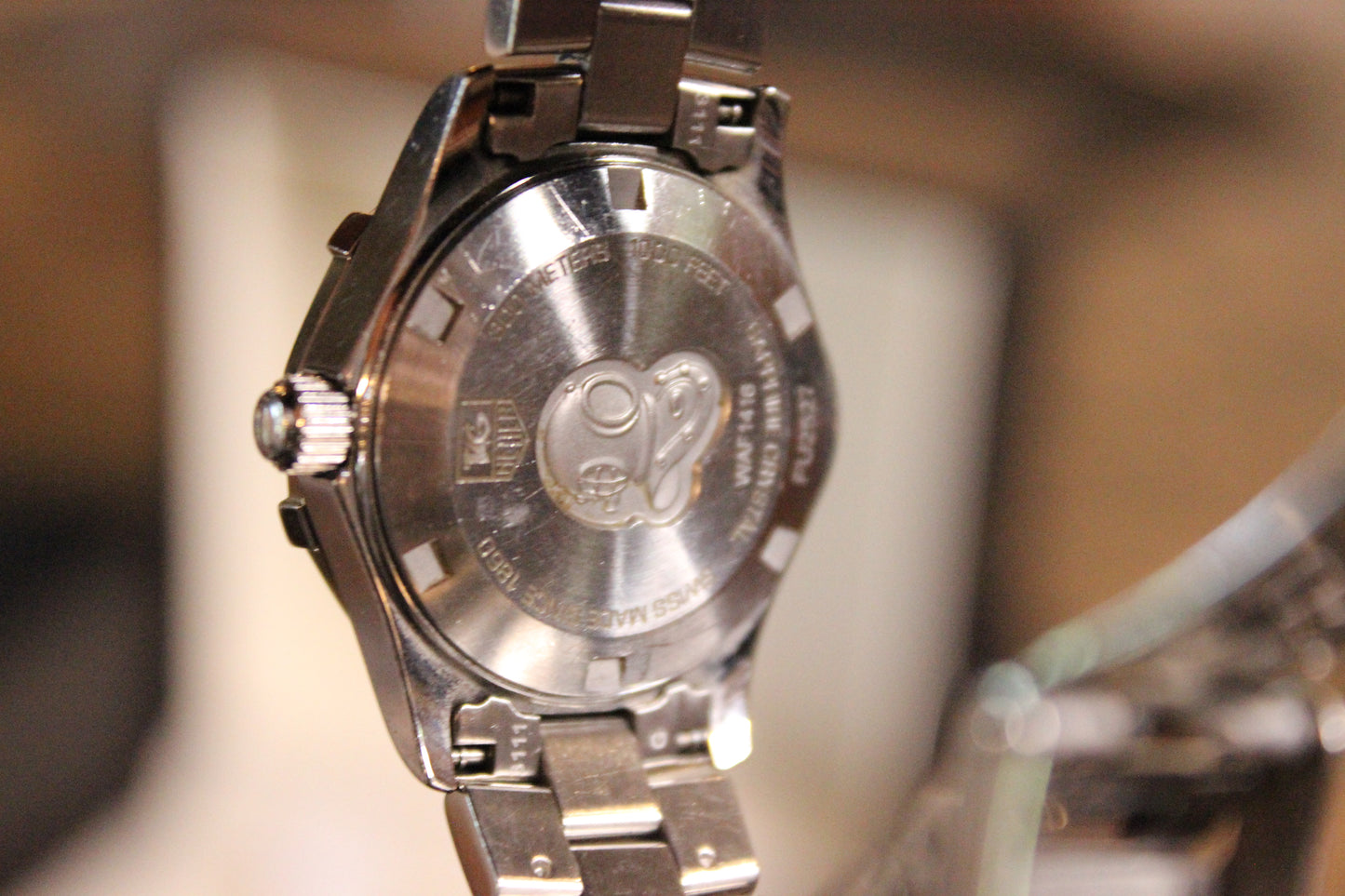 TAG Heuer Aquaracer Blue Mother of Pearl Diamond Women's Watch - WAF1419.BA0824