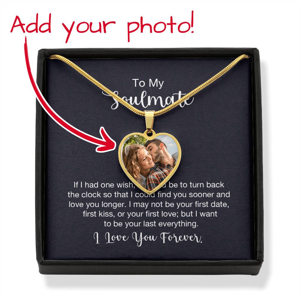 LoveLens: Capture Our Hearts Necklace- Customize it with your photo.