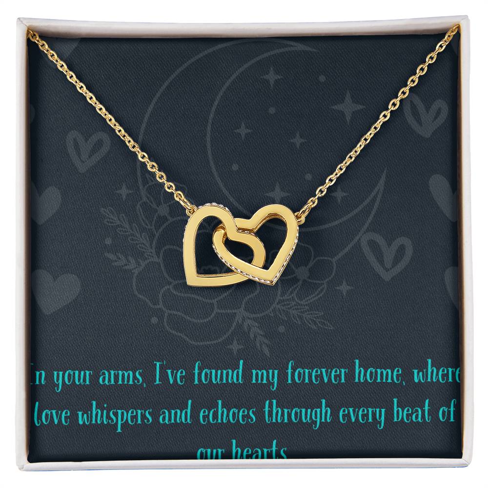 Forever Home Interlocking Hearts Necklace