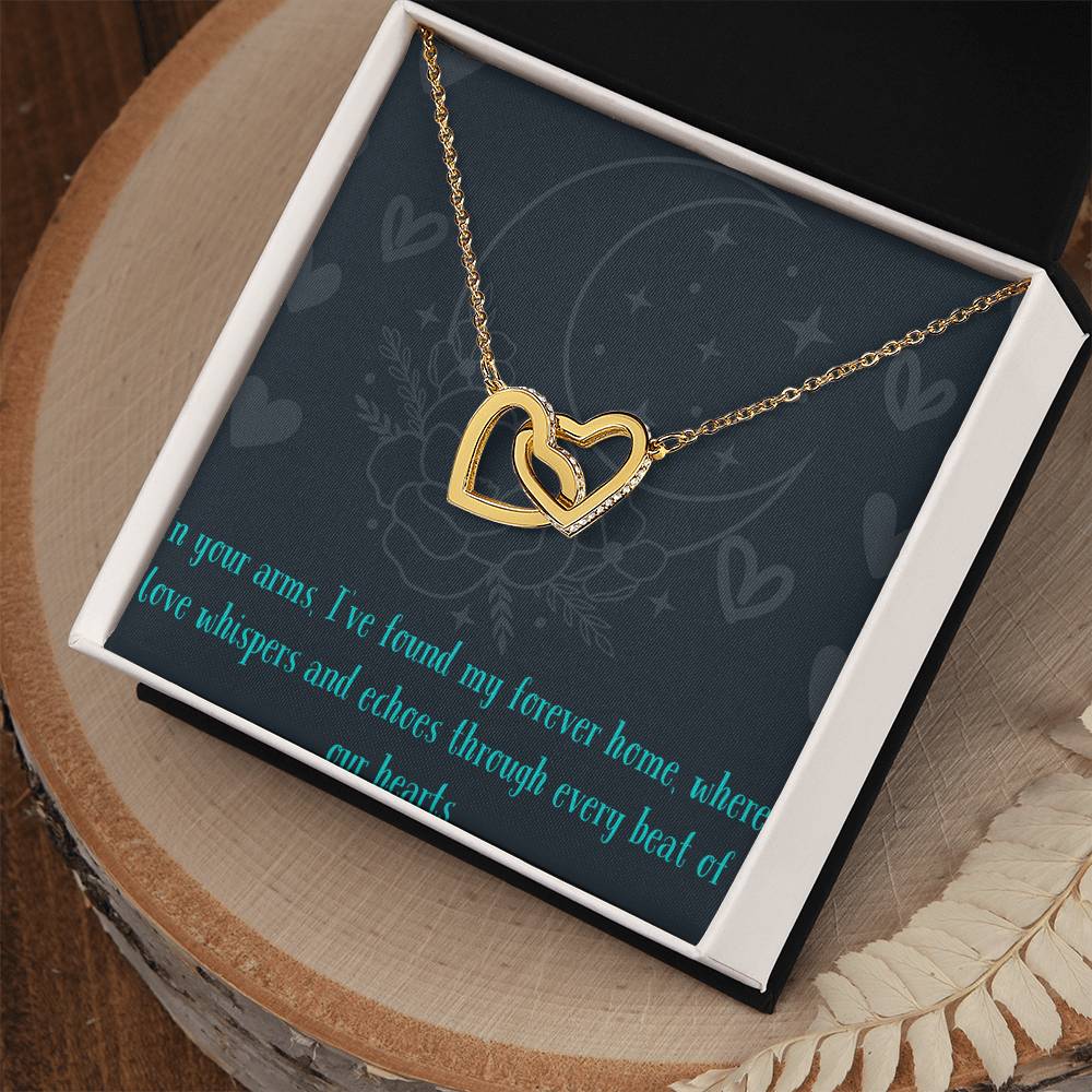 Forever Home Interlocking Hearts Necklace