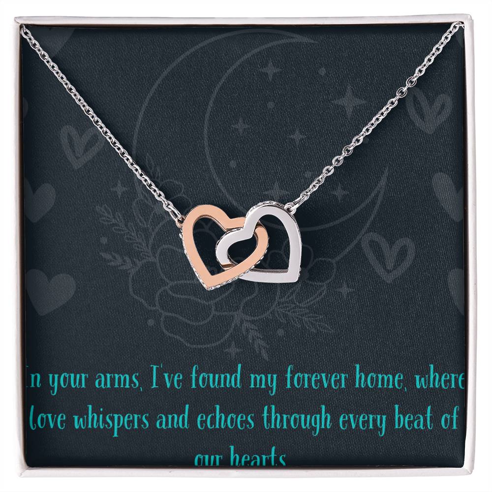 Forever Home Interlocking Hearts Necklace