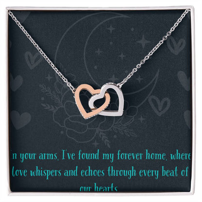 Forever Home Interlocking Hearts Necklace