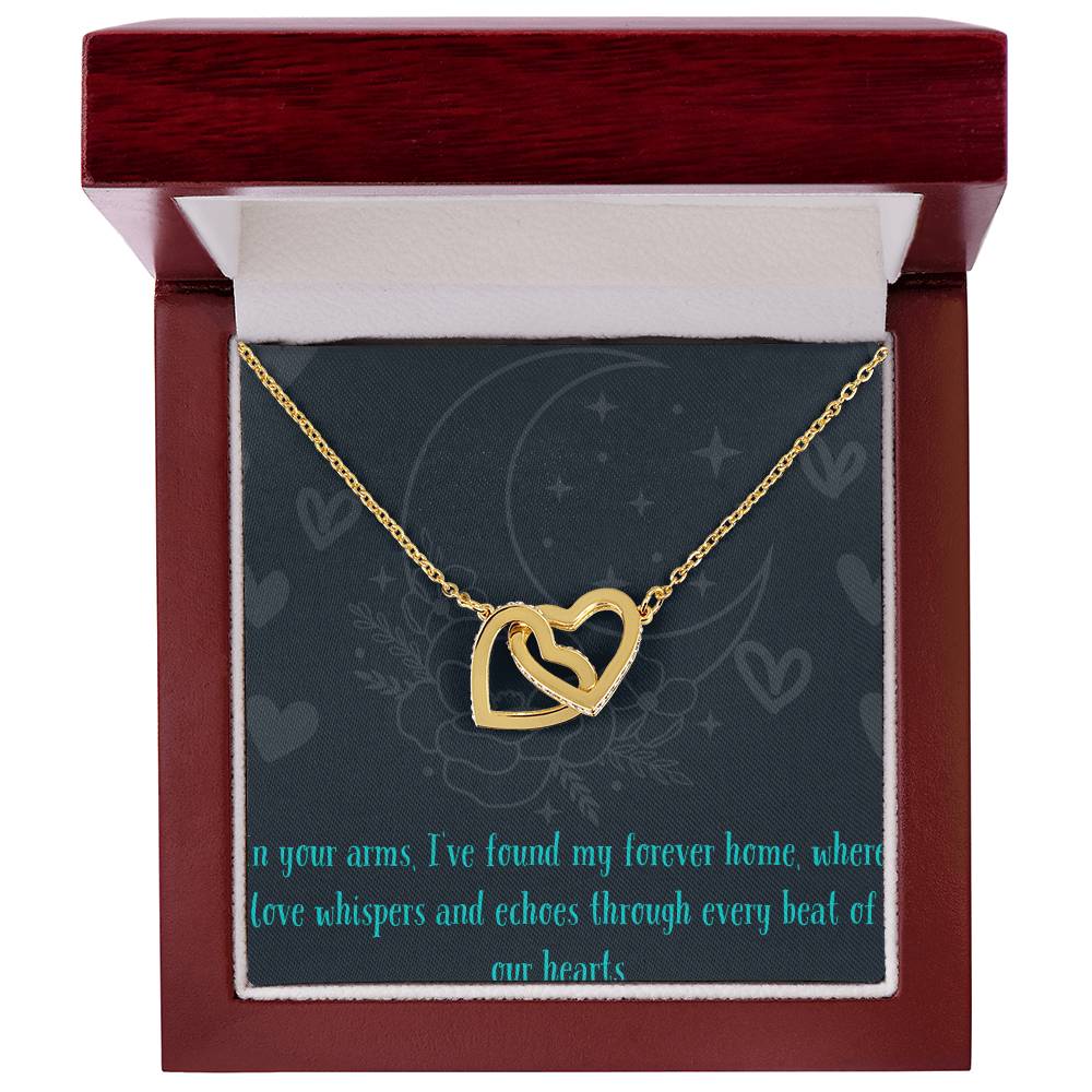 Forever Home Interlocking Hearts Necklace