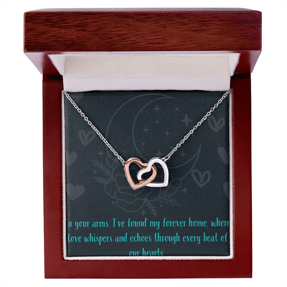 Forever Home Interlocking Hearts Necklace