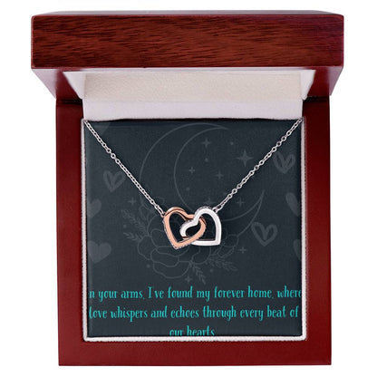 Forever Home Interlocking Hearts Necklace