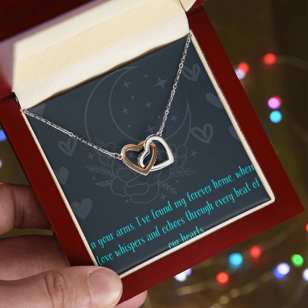 Forever Home Interlocking Hearts Necklace