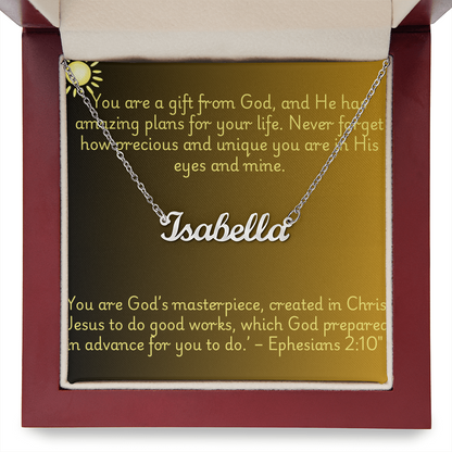 Gift From God - Personalized Name Necklace